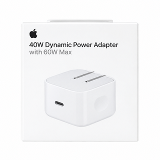 آداپتور شارژ اپل 40 وات مدل Dynamic Power Adapter دو پین اصل